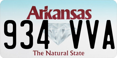 AR license plate 934VVA
