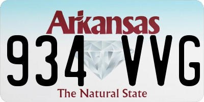 AR license plate 934VVG