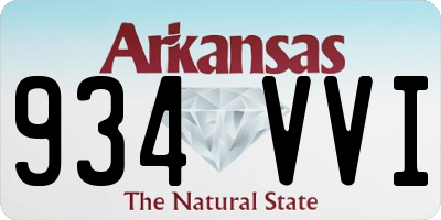 AR license plate 934VVI