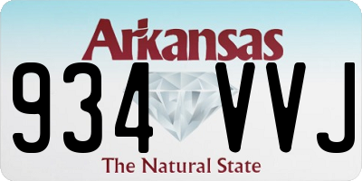 AR license plate 934VVJ