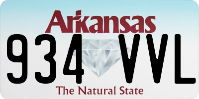 AR license plate 934VVL