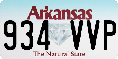 AR license plate 934VVP