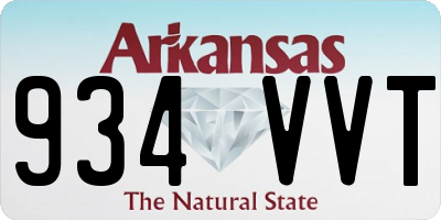 AR license plate 934VVT