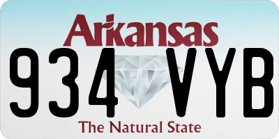 AR license plate 934VYB