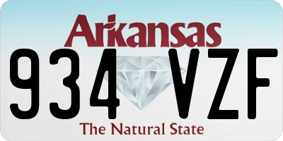 AR license plate 934VZF