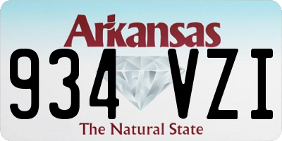 AR license plate 934VZI