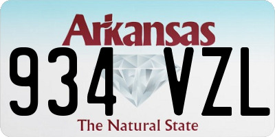 AR license plate 934VZL
