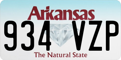 AR license plate 934VZP