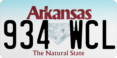 AR license plate 934WCL