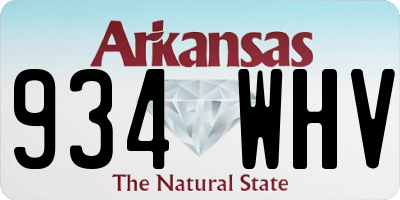 AR license plate 934WHV