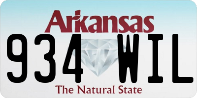 AR license plate 934WIL