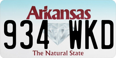 AR license plate 934WKD