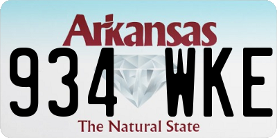 AR license plate 934WKE