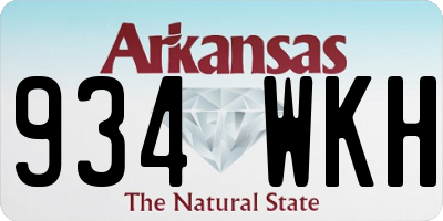 AR license plate 934WKH