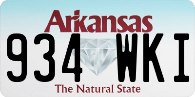 AR license plate 934WKI