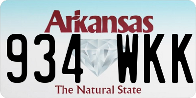 AR license plate 934WKK