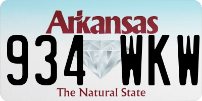 AR license plate 934WKW