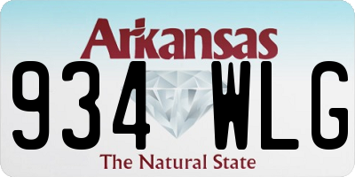 AR license plate 934WLG