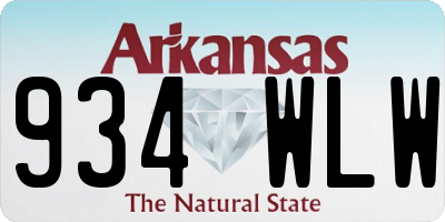 AR license plate 934WLW