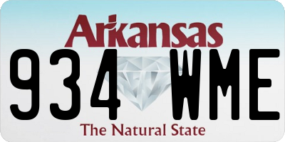 AR license plate 934WME