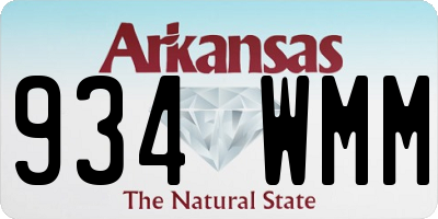 AR license plate 934WMM