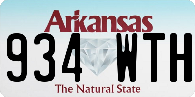 AR license plate 934WTH