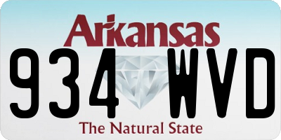 AR license plate 934WVD