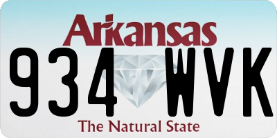 AR license plate 934WVK