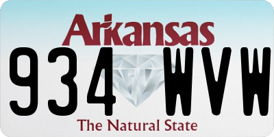 AR license plate 934WVW