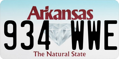 AR license plate 934WWE