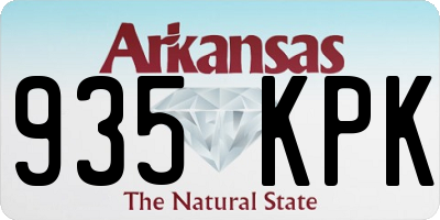 AR license plate 935KPK