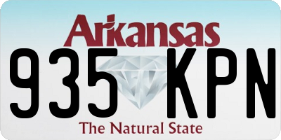 AR license plate 935KPN