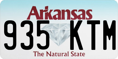 AR license plate 935KTM