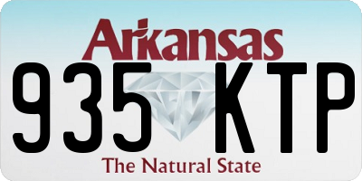 AR license plate 935KTP