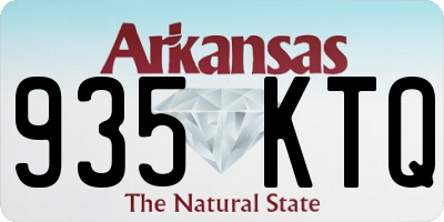AR license plate 935KTQ