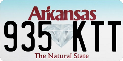 AR license plate 935KTT