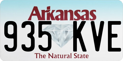 AR license plate 935KVE