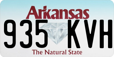 AR license plate 935KVH