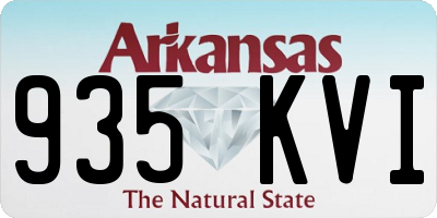 AR license plate 935KVI