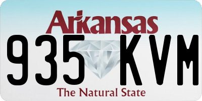 AR license plate 935KVM