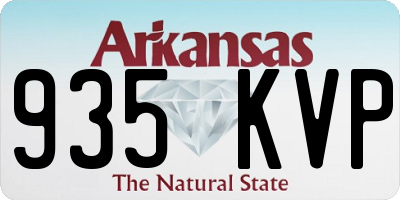 AR license plate 935KVP