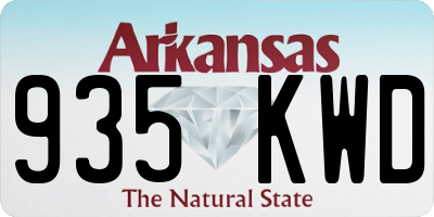 AR license plate 935KWD