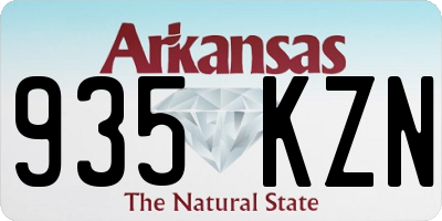 AR license plate 935KZN
