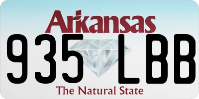 AR license plate 935LBB