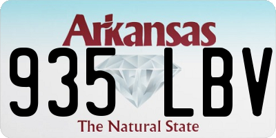 AR license plate 935LBV