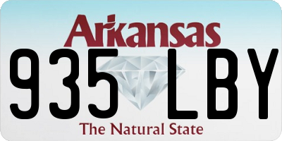 AR license plate 935LBY