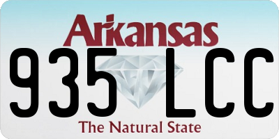 AR license plate 935LCC