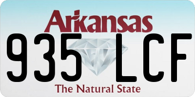 AR license plate 935LCF