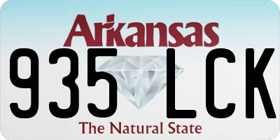 AR license plate 935LCK