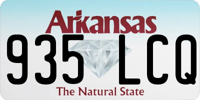 AR license plate 935LCQ